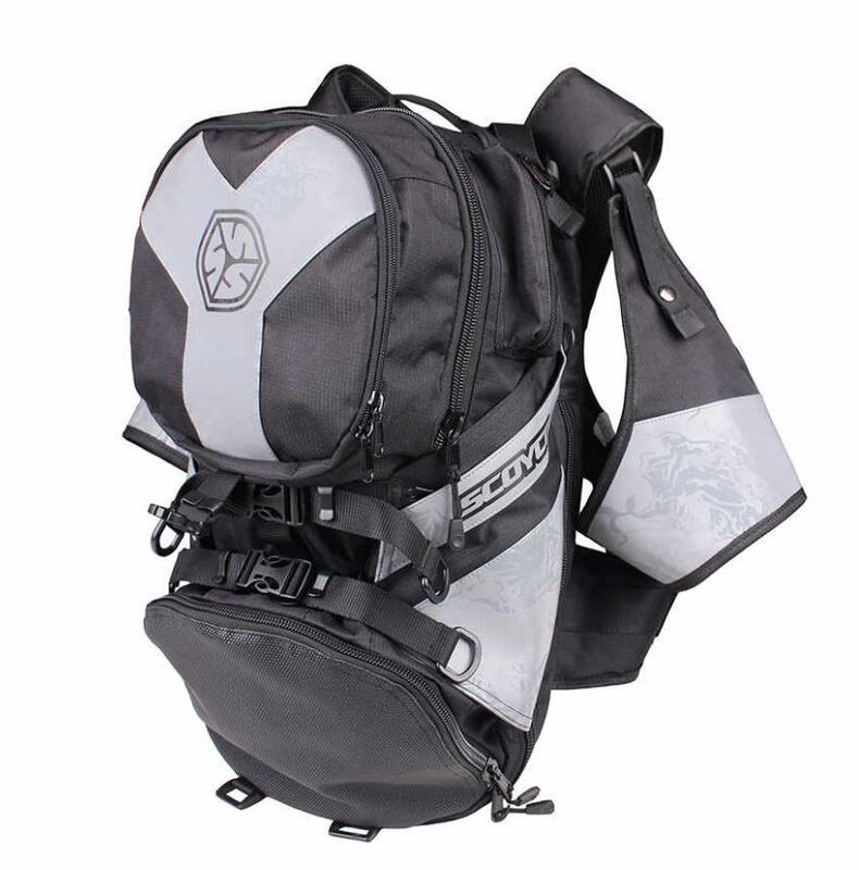Сумка рюкзак SCOYCO MB22, цвет черный/серый